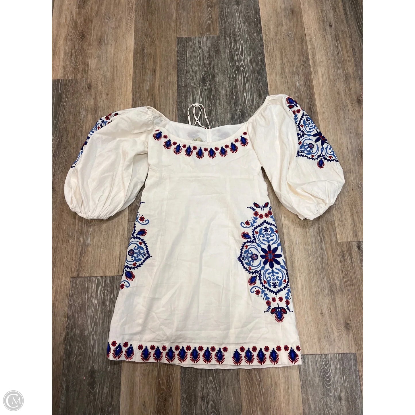 Dress Designer By Farm Rio In White, Size: S