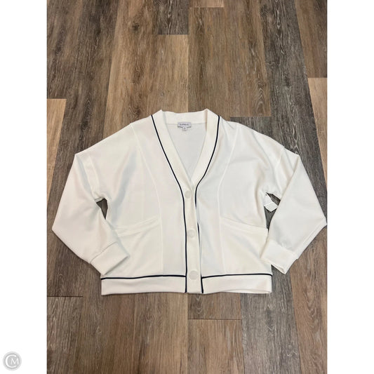 Sweater Cardigan By Evereve In White, Size: S