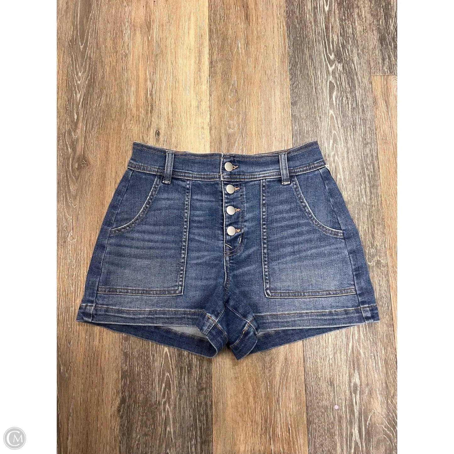 Shorts By Evereve In Blue Denim, Size: 2/26