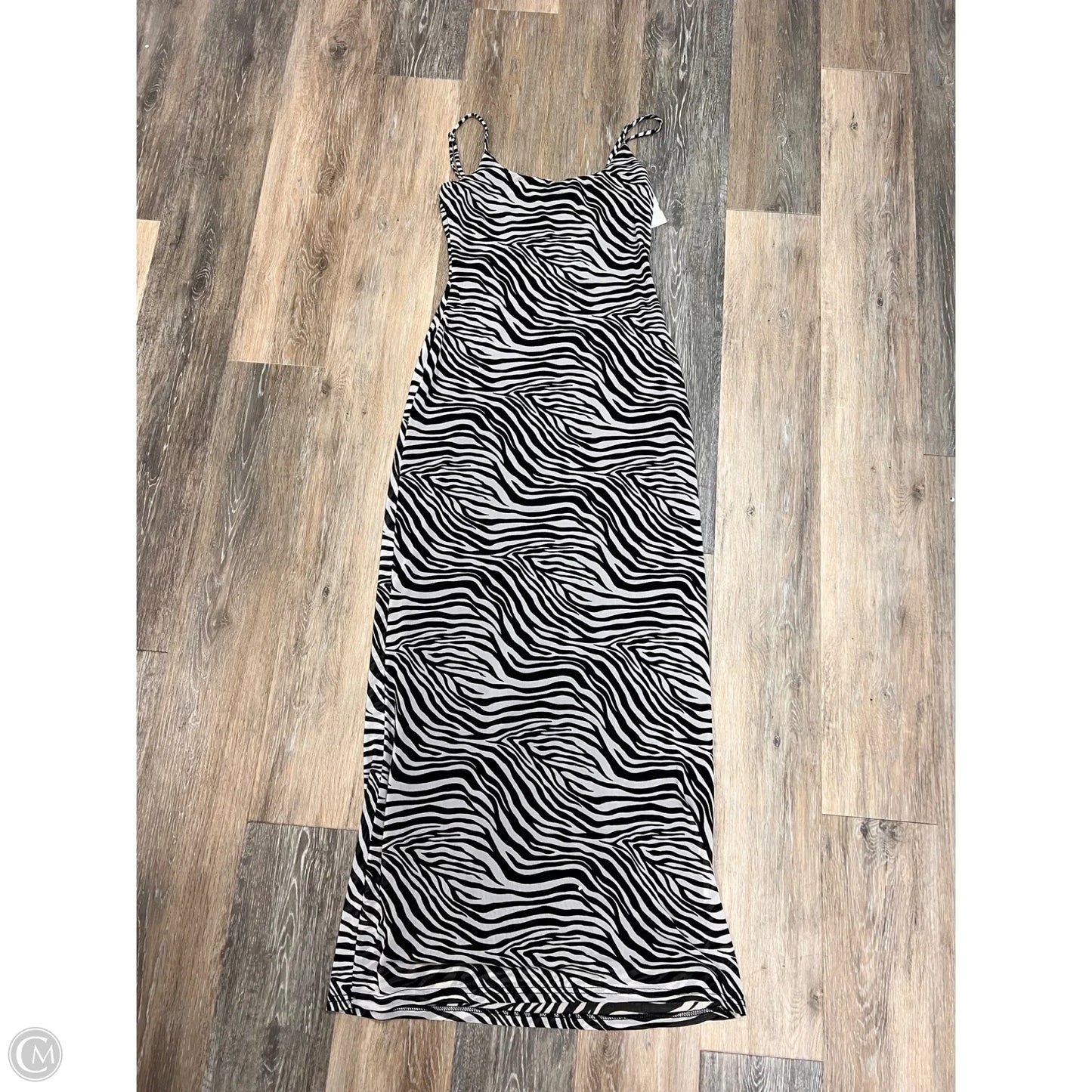 Dress Party Long By Princess Polly In Zebra Print, Size: 8
