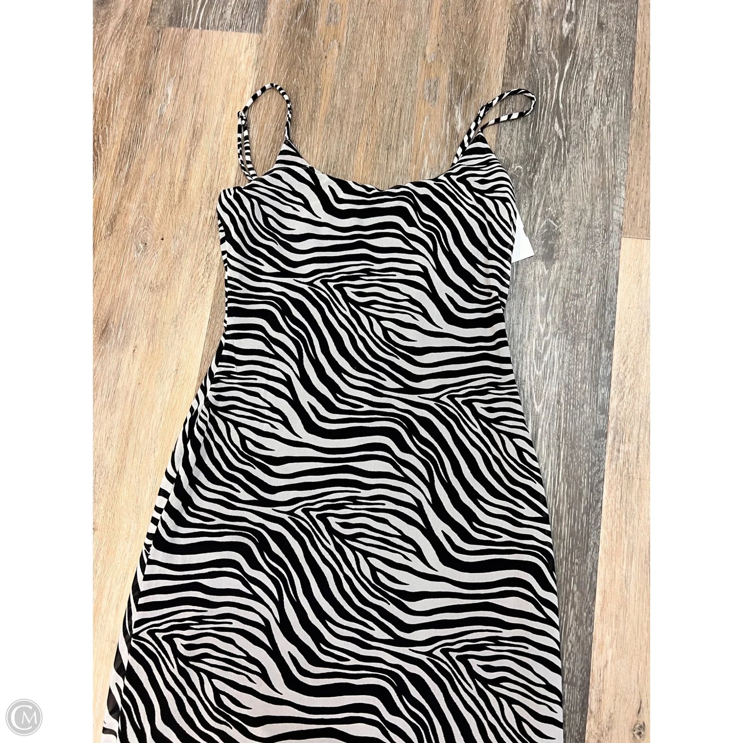 Dress Party Long By Princess Polly In Zebra Print, Size: 8