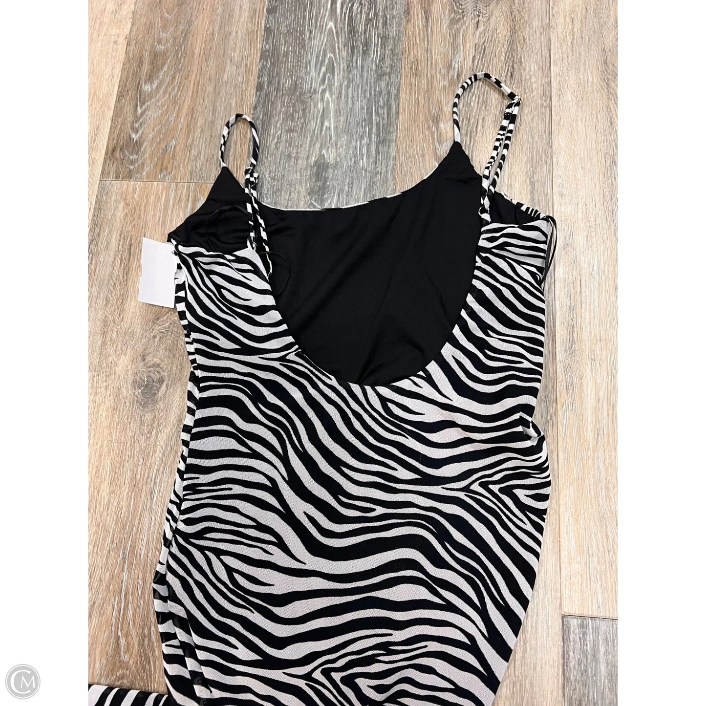 Dress Party Long By Princess Polly In Zebra Print, Size: 8