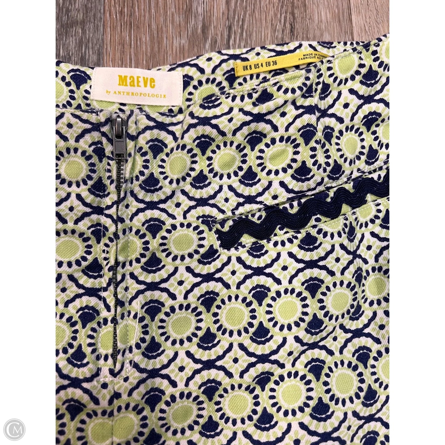 Shorts By Maeve In Blue & Green, Size: 4