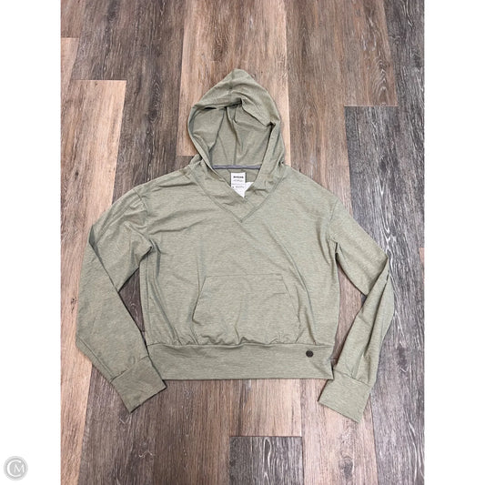 Athletic Top Long Sleeve Hoodie By Prana In Green, Size: S