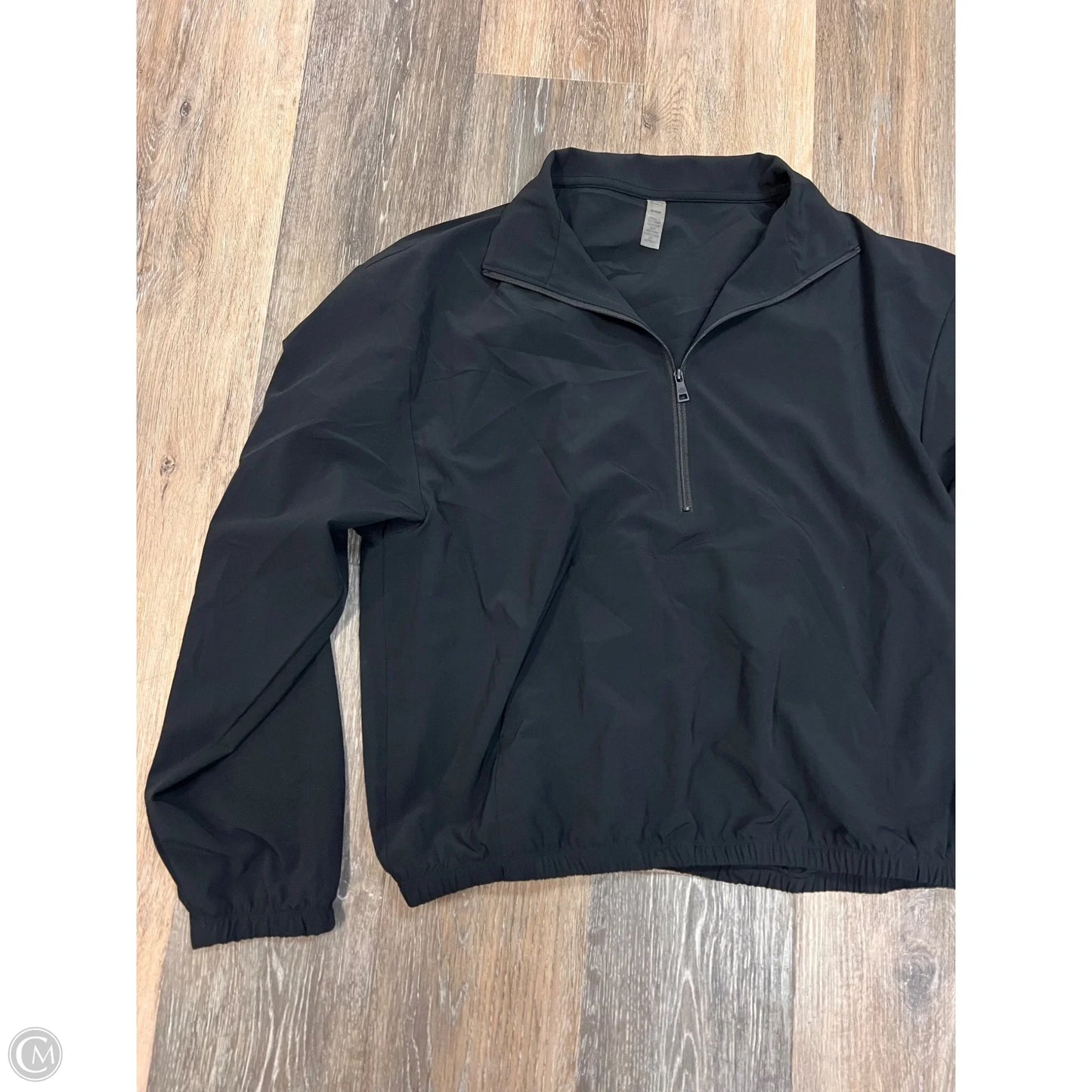 Athletic Top Long Sleeve Collar By Beyond Yoga In Black, Size: Xs