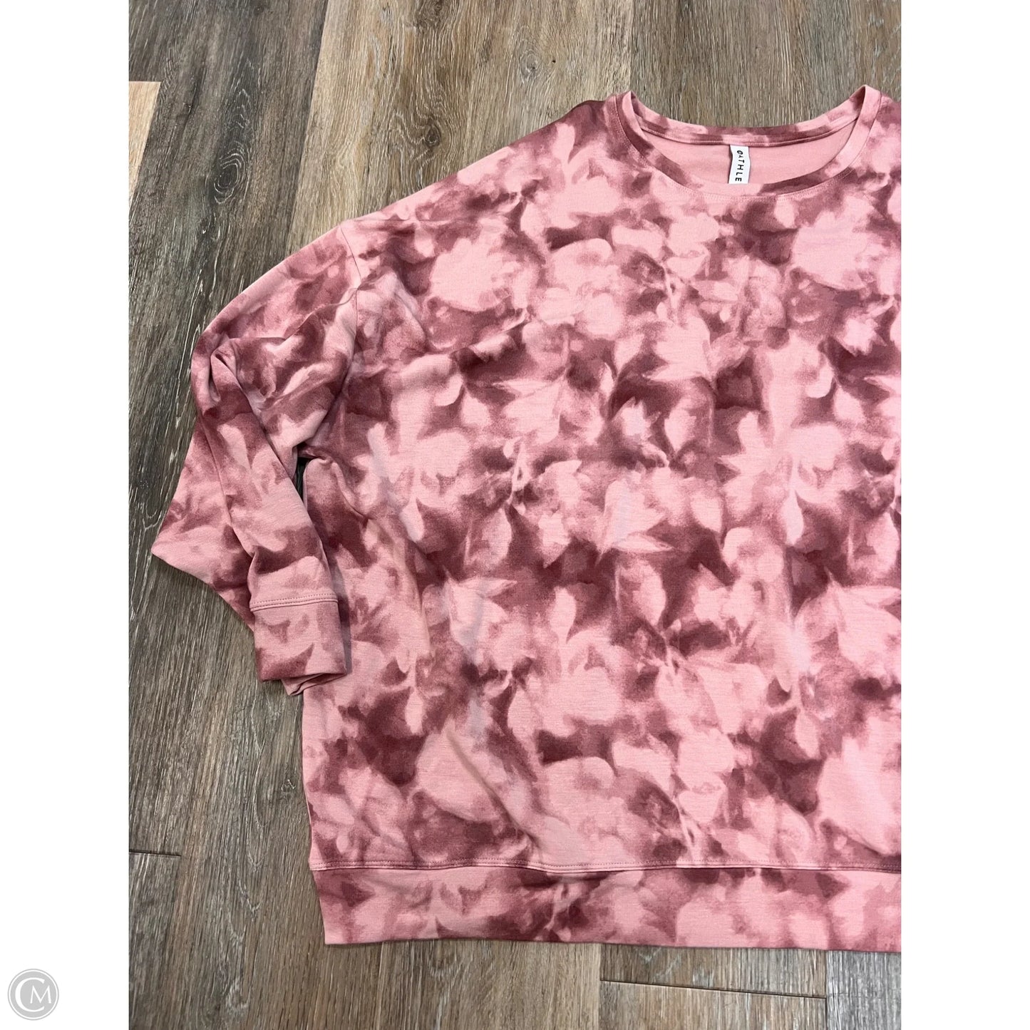 Athletic Sweatshirt Crewneck By Athleta In Pink, Size: 2x