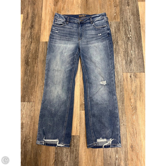 Jeans Straight By Kut In Blue Denim, Size: 6