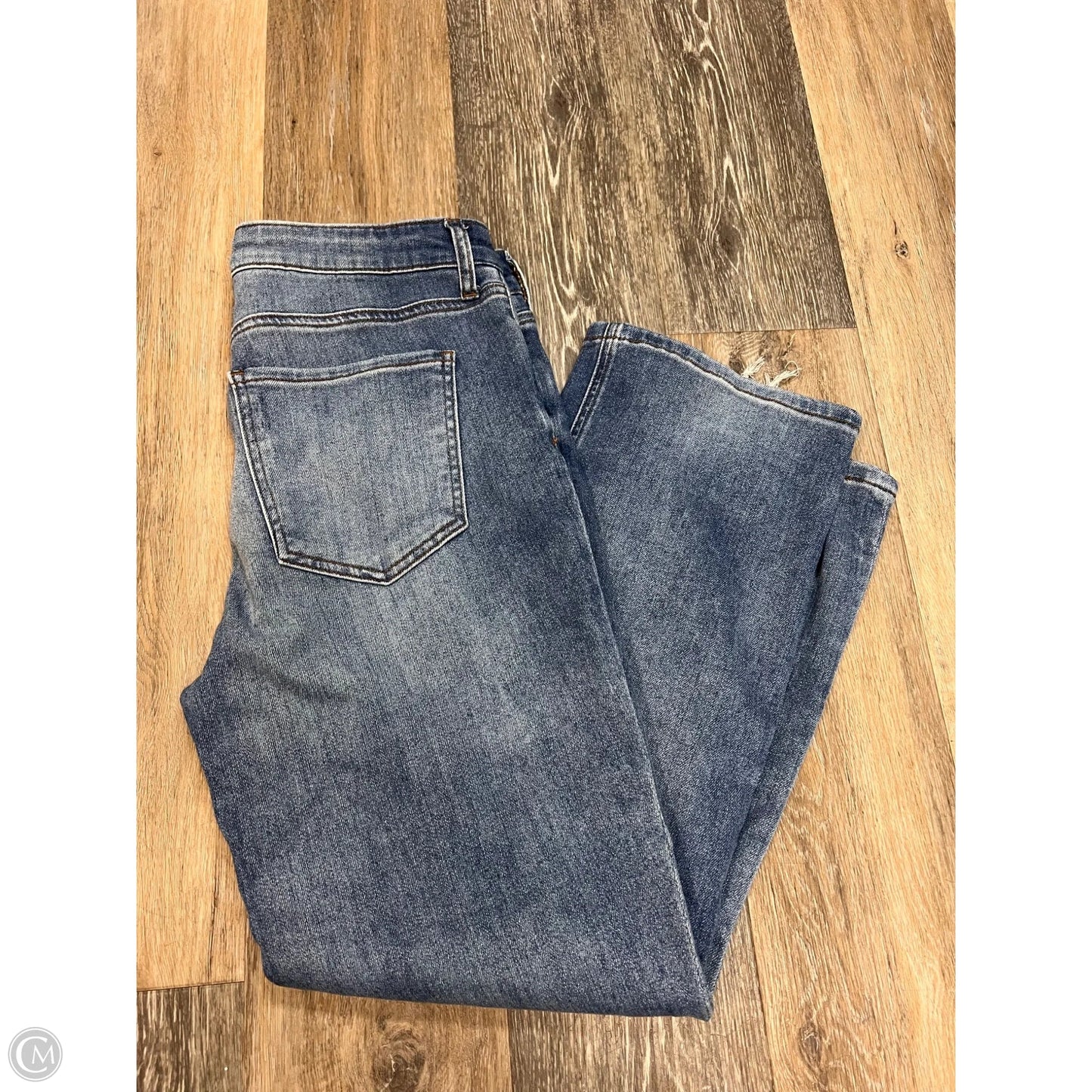 Jeans Straight By Kut In Blue Denim, Size: 6