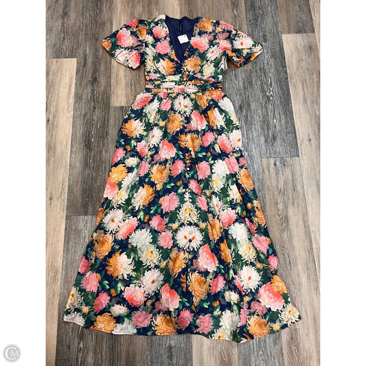 Dress Casual Maxi By Anthropologie In Floral Print, Size: Xs