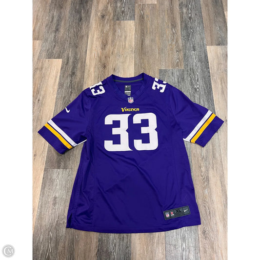 *Athletic Top Short Sleeve By Nfl In Purple, Size: Xl
