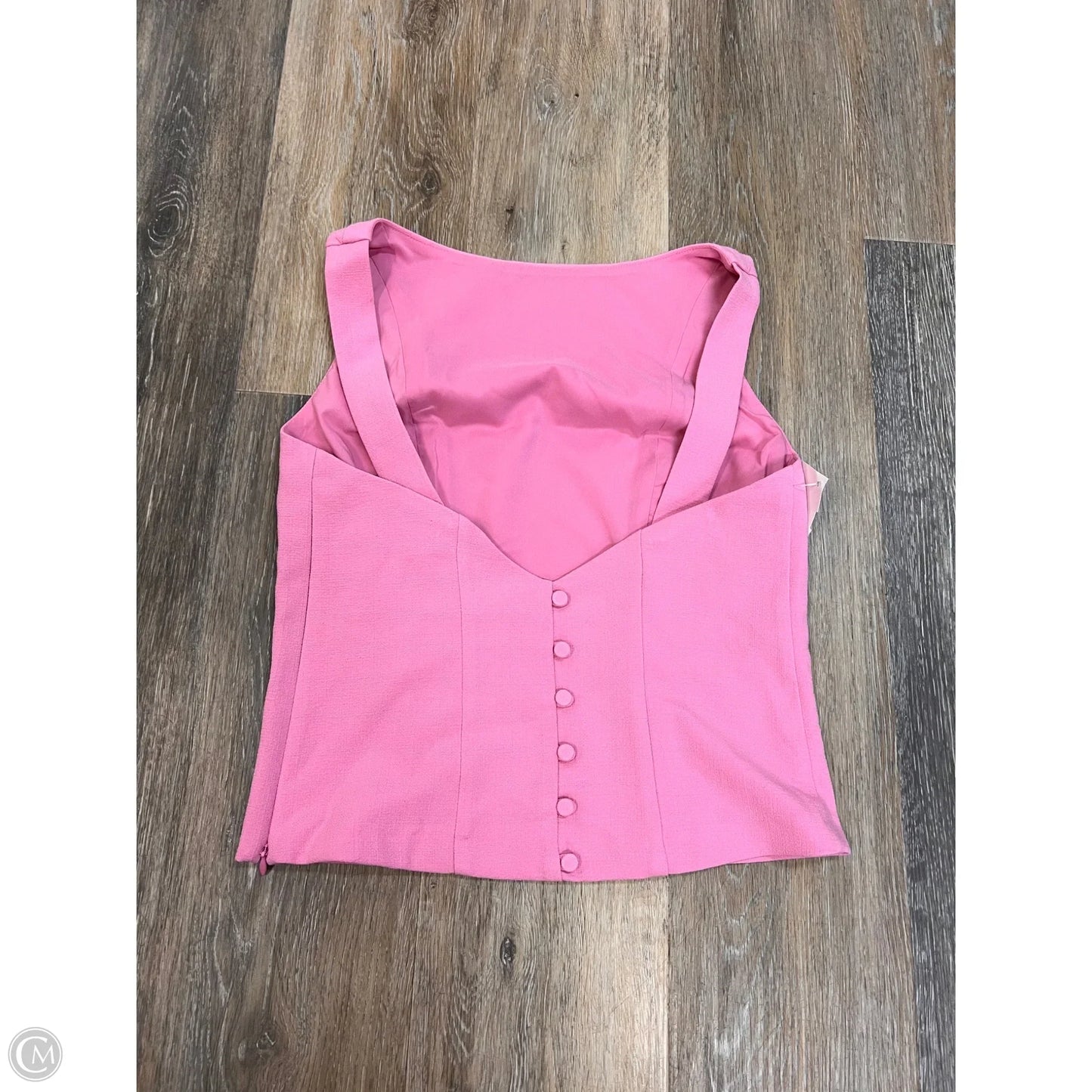 Top Sleeveless By Express In Pink, Size: Xs