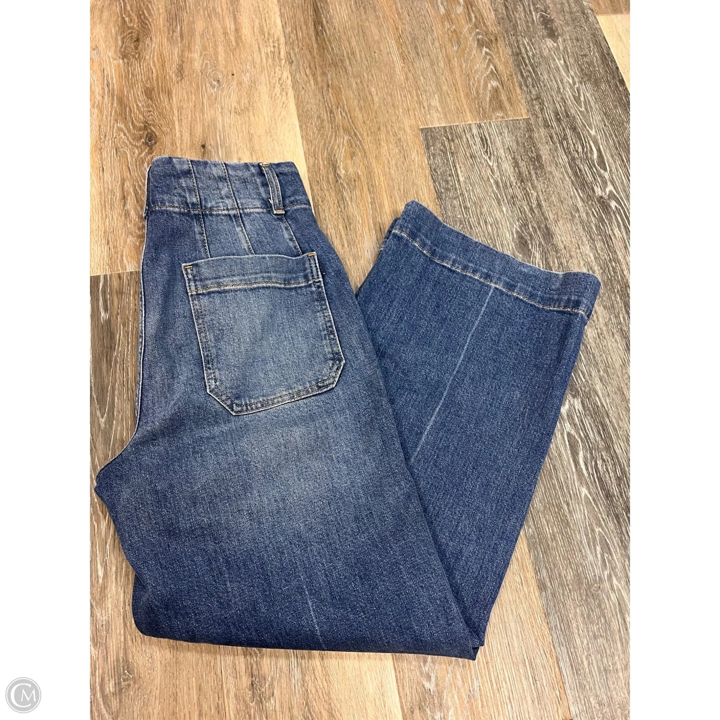 Jeans Wide Leg By Pilcro In Blue Denim, Size: 4/27