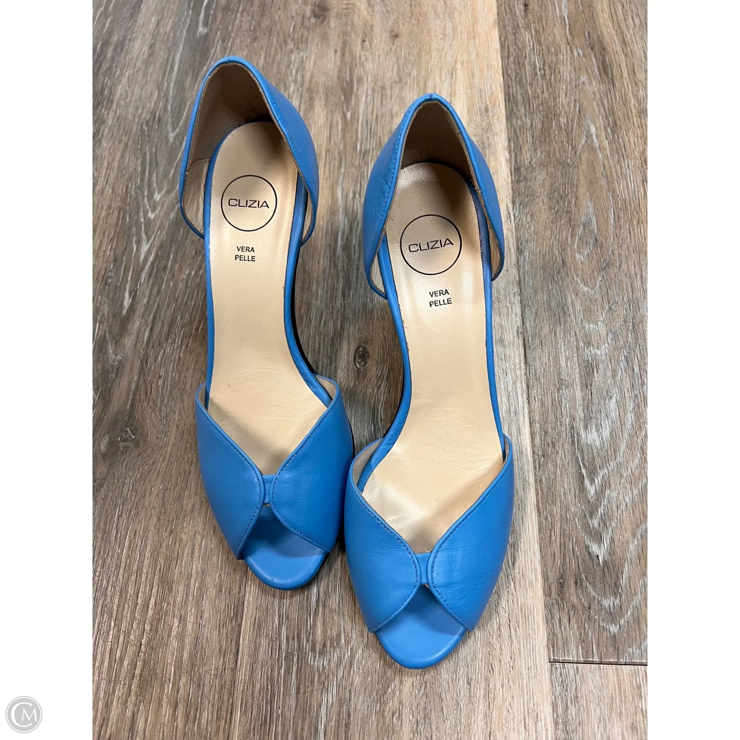 Shoes Heels Stiletto By Clizia In Blue, Size: 8/38
