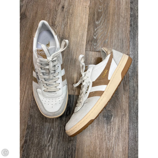 -Shoes Sneakers By Gola In Tan & White, Size: 9
