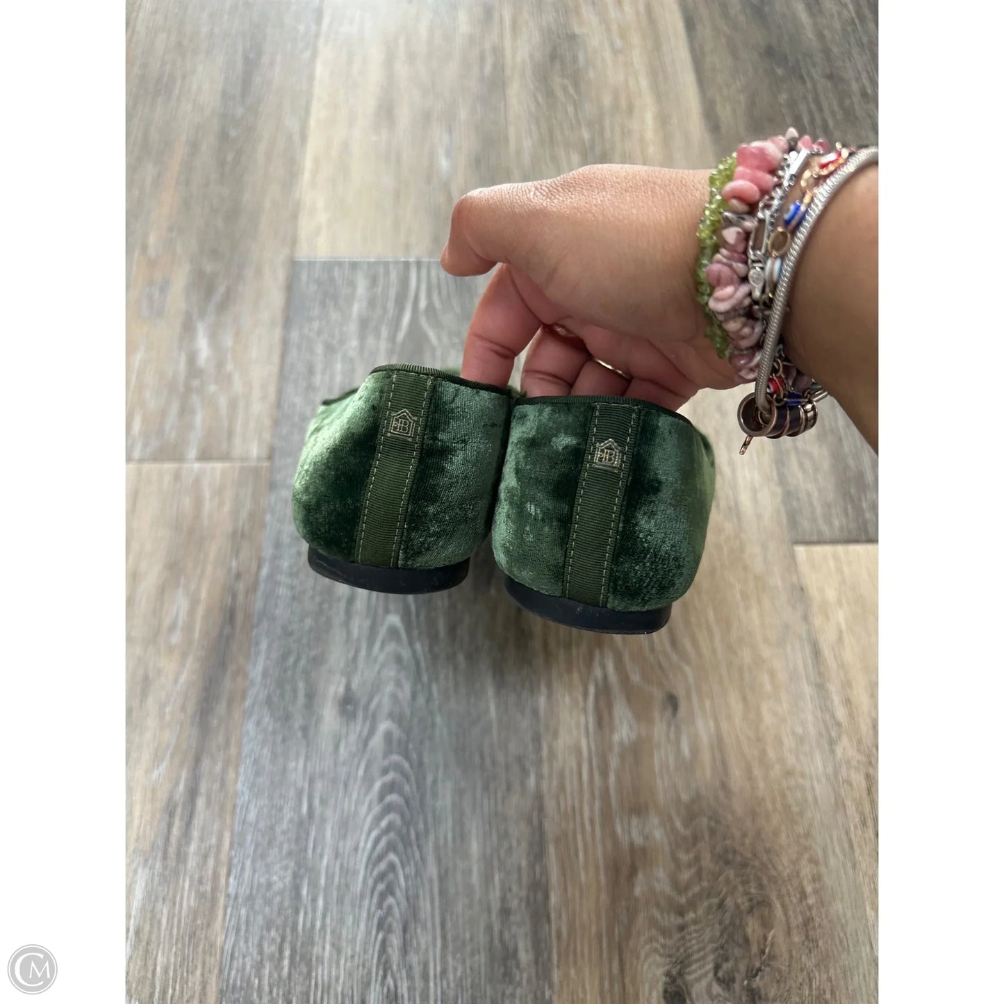 Shoes Flats By Birdies In Green, Size: 7.5