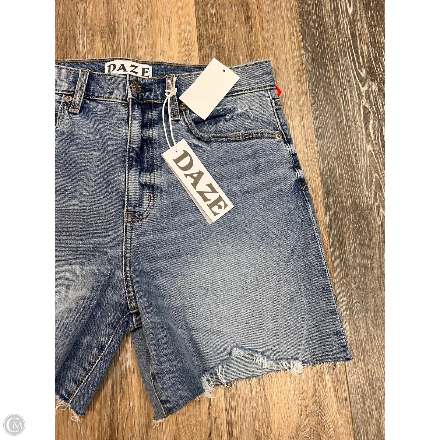 Shorts By Daze In Blue Denim, Size: 6/28