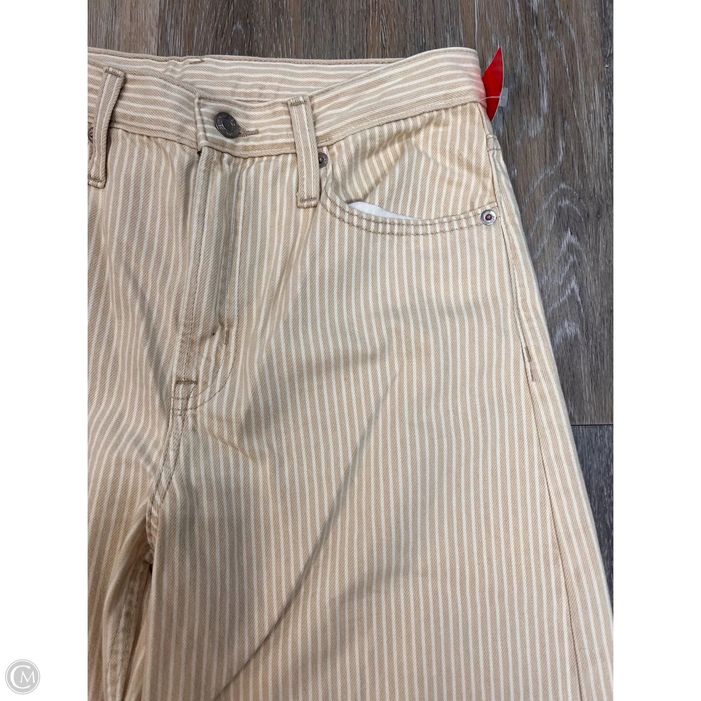 Jeans Wide Leg By Gap In Tan, Size: 4