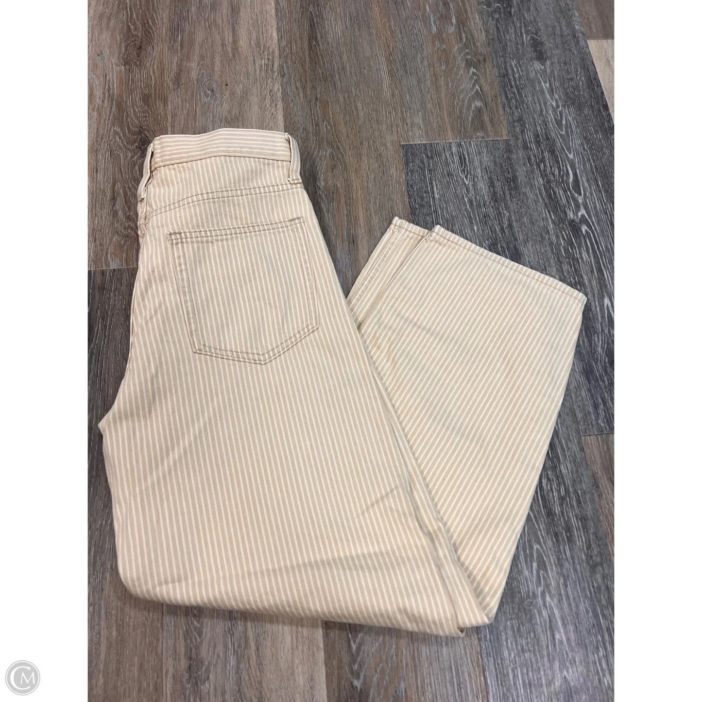 Jeans Wide Leg By Gap In Tan, Size: 4