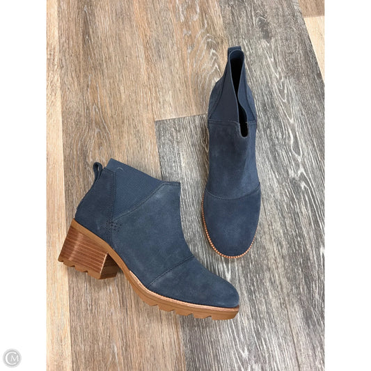 -Boots Ankle Heels By Sorel In Blue, Size: 7