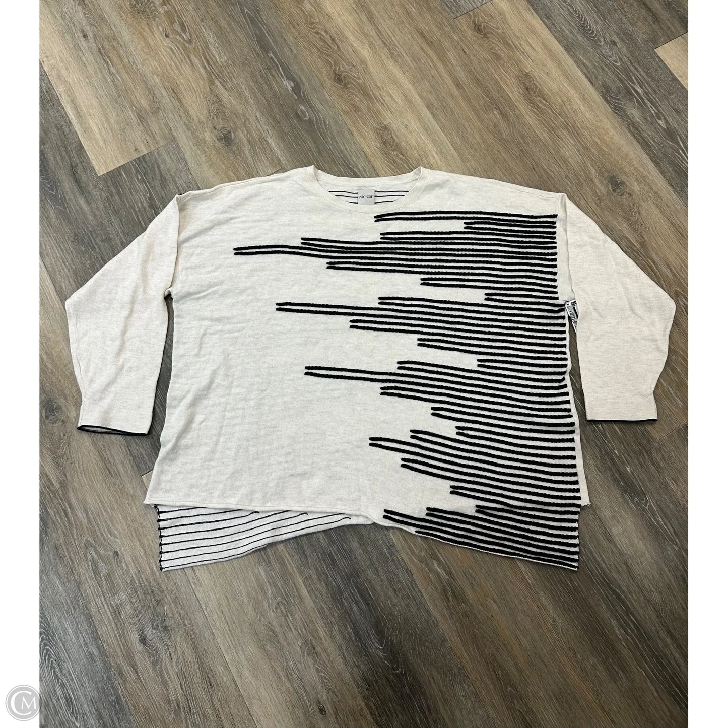 Sweater By Nic + Zoe In Cream, Size: 2x