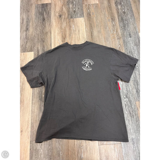 Top Short Sleeve By Junk Food In Grey, Size: Xl