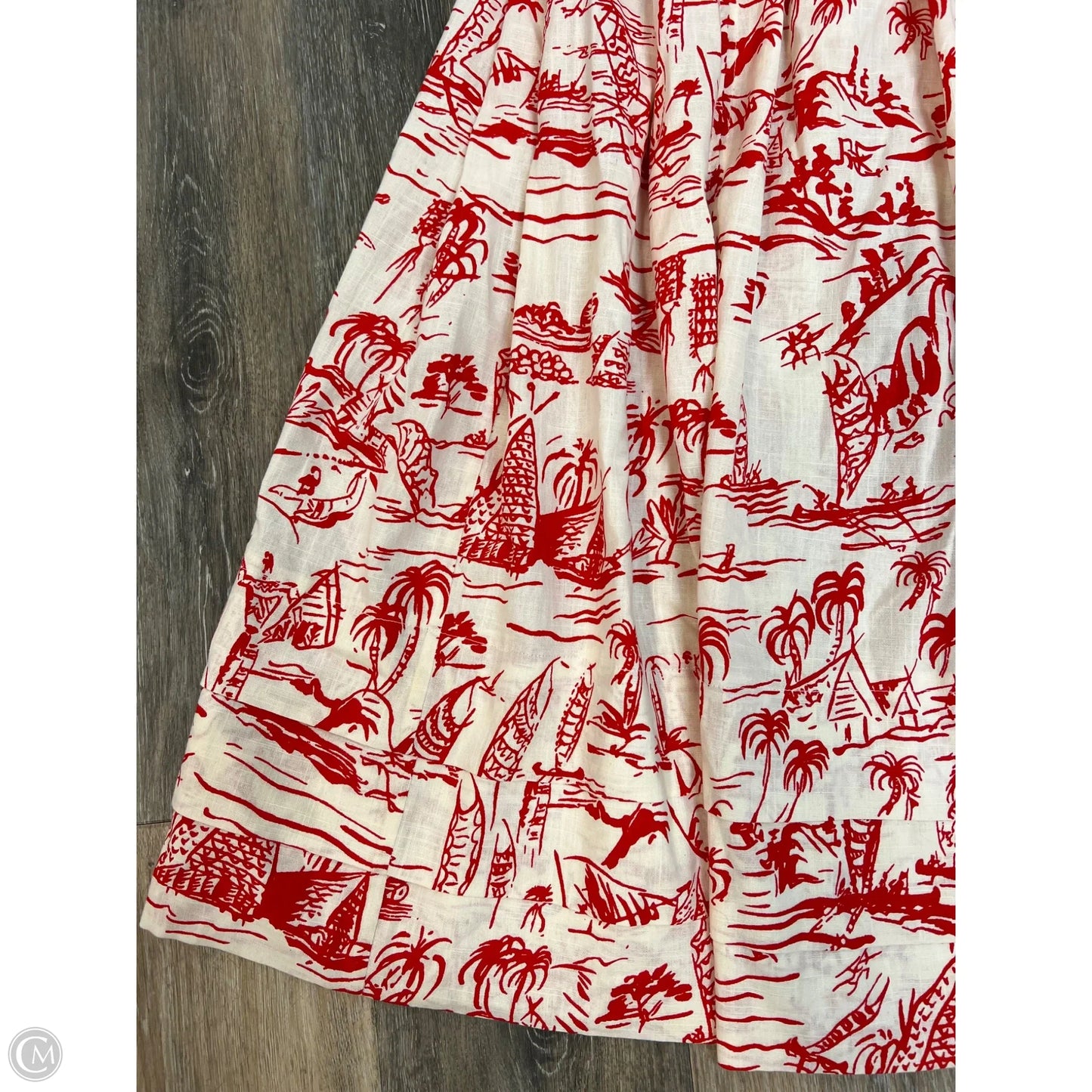 Dress Party Long By The Great. In Red, Size: 0