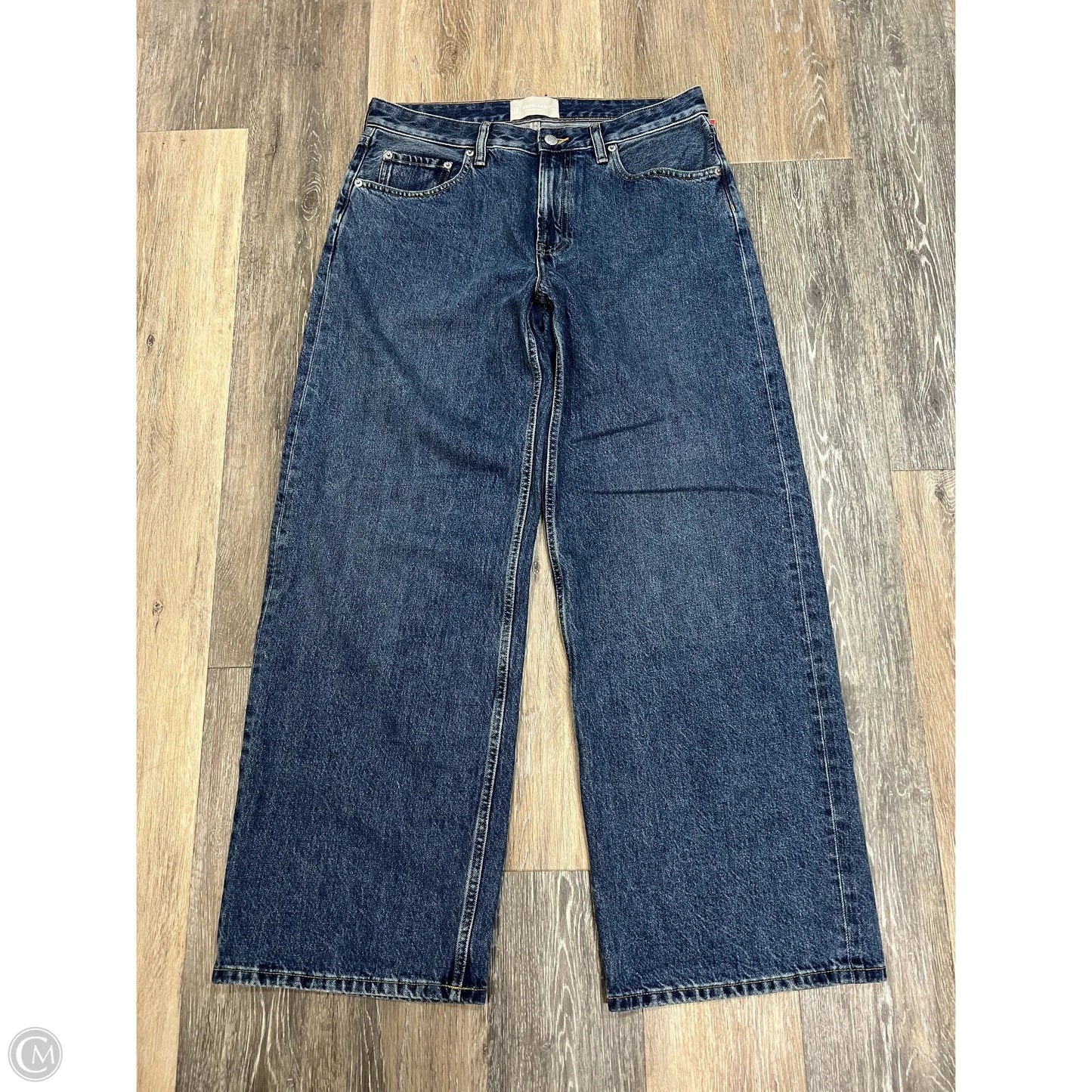 Jeans Wide Leg By Everlane In Blue Denim, Size: 10/30