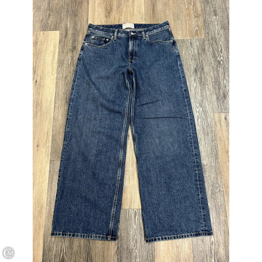 Jeans Wide Leg By Everlane In Blue Denim, Size: 10/30