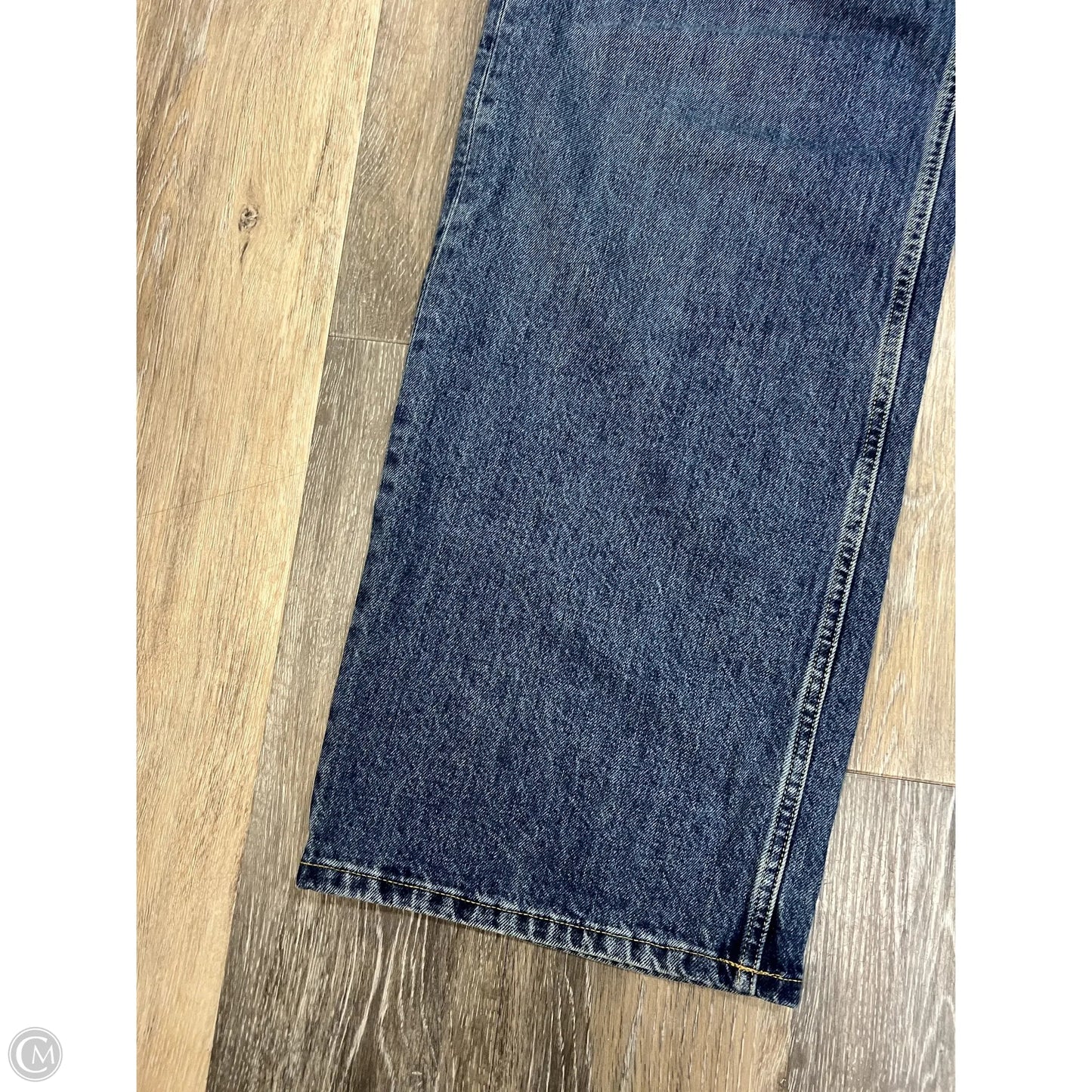 Jeans Wide Leg By Everlane In Blue Denim, Size: 10/30