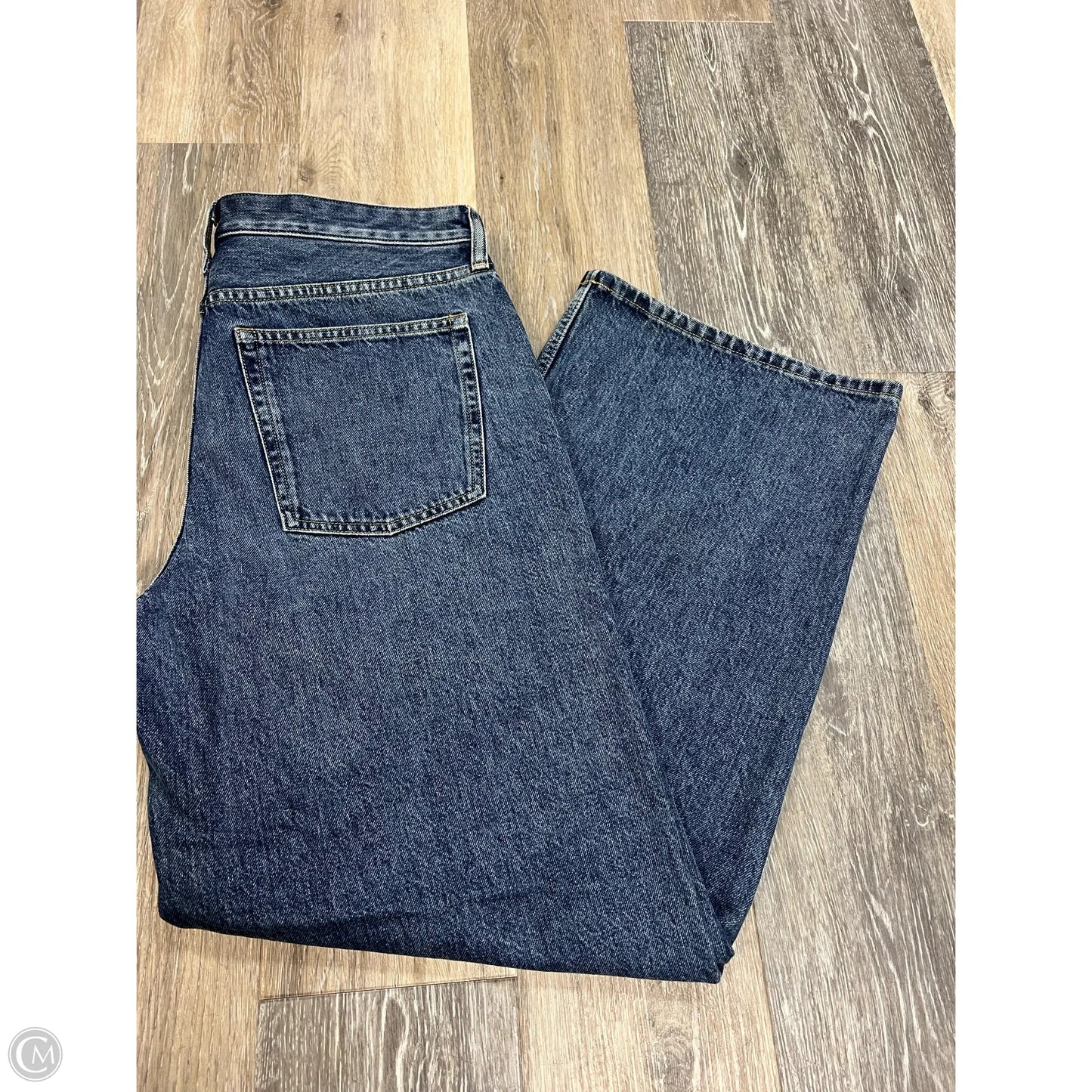 Jeans Wide Leg By Everlane In Blue Denim, Size: 10/30