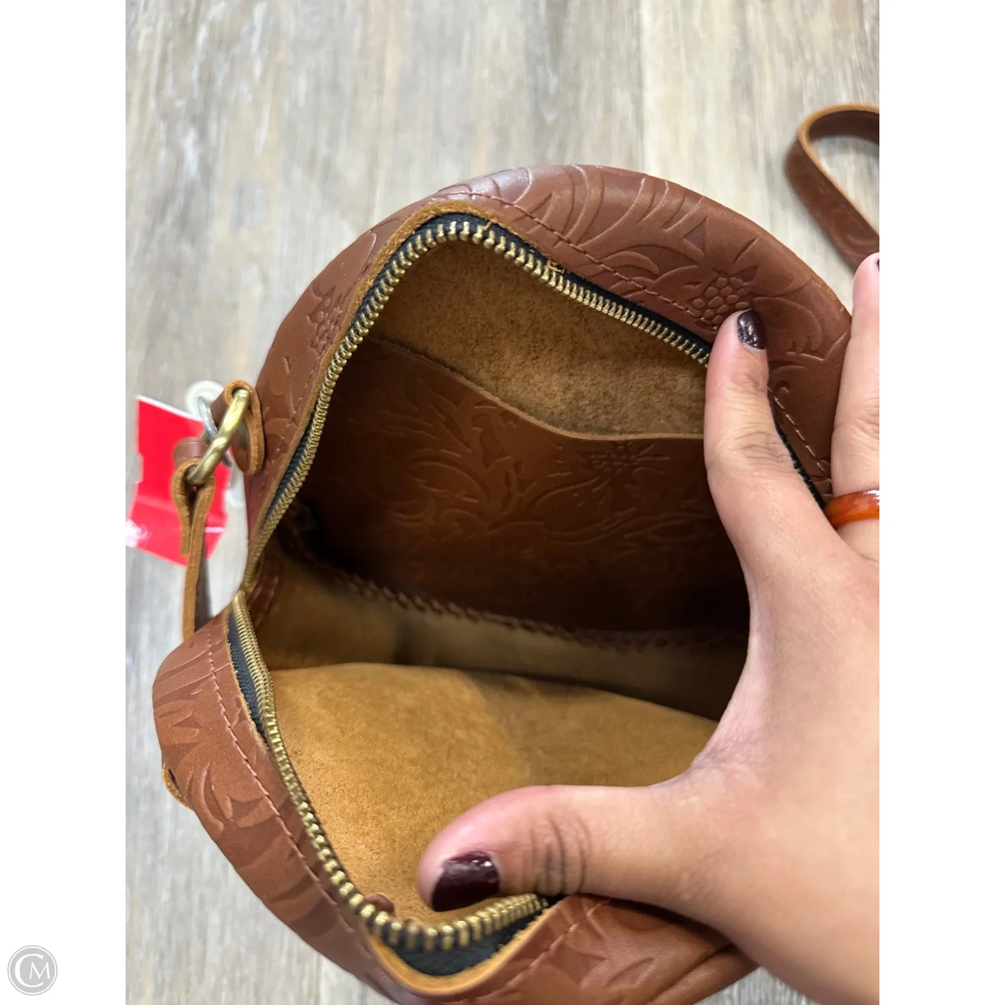 Crossbody Leather By Portland Leather, Size: Medium