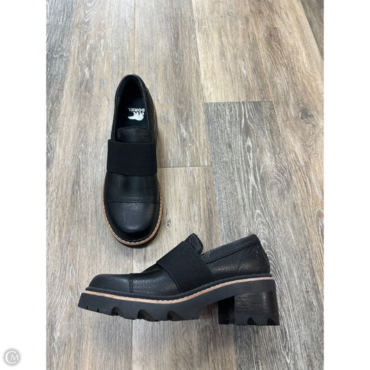 Shoes Heels Block By Sorel In Black, Size: 9
