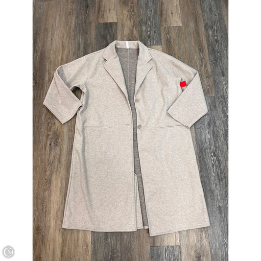 -Jacket Fleece By Stylus In Taupe, Size: Xl
