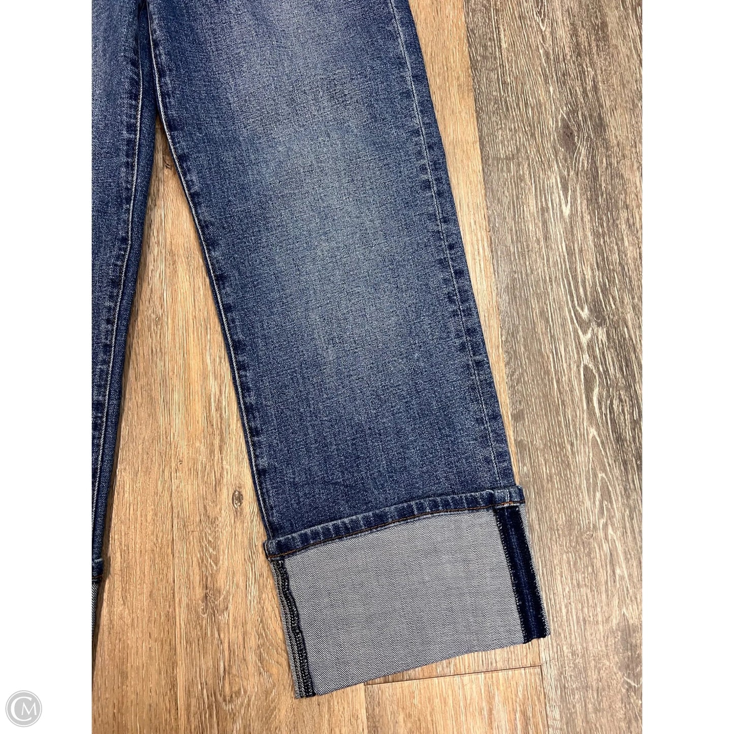 Jeans Wide Leg By Kut In Blue Denim, Size: 0