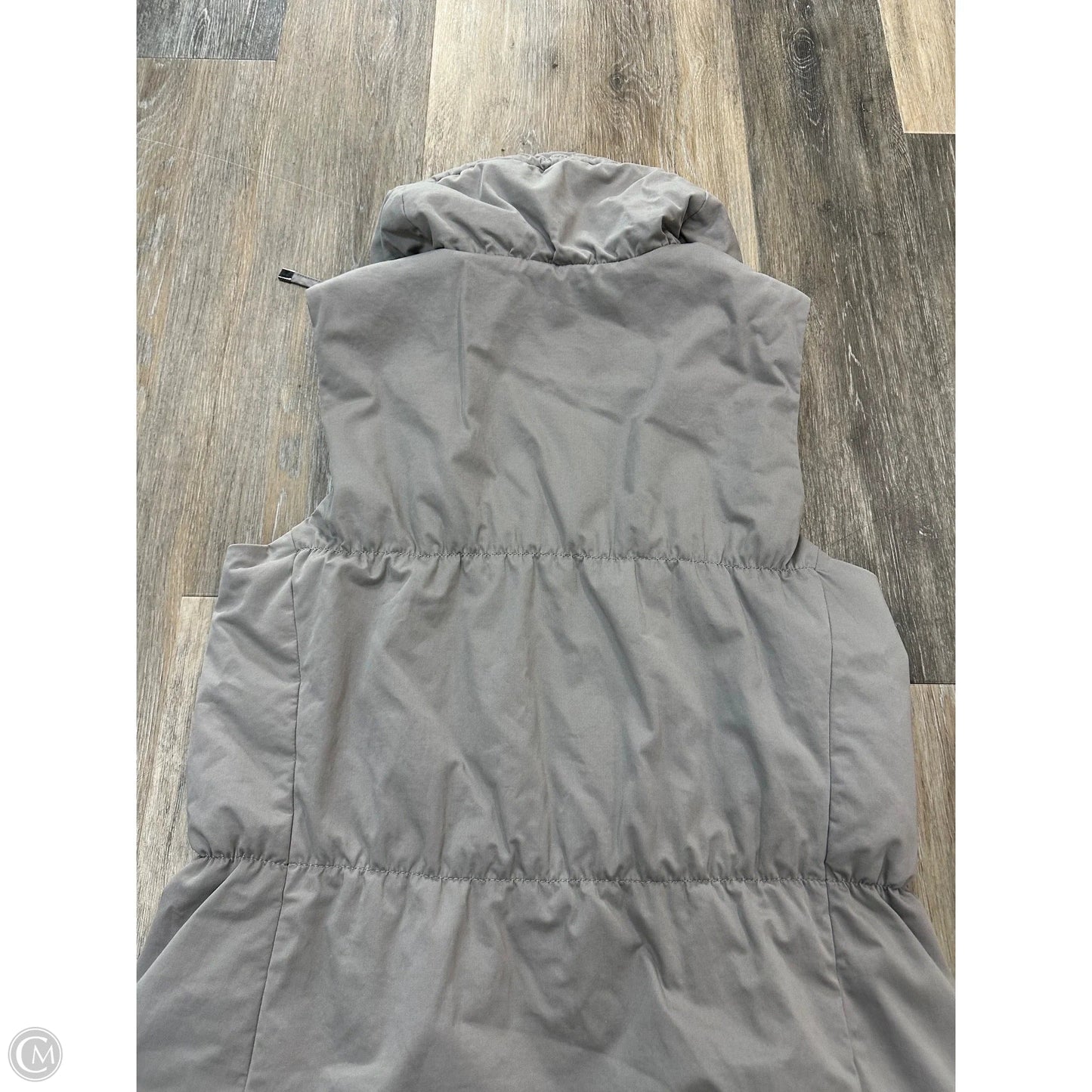 Vest Designer By Lafayette 148 In Grey, Size: L