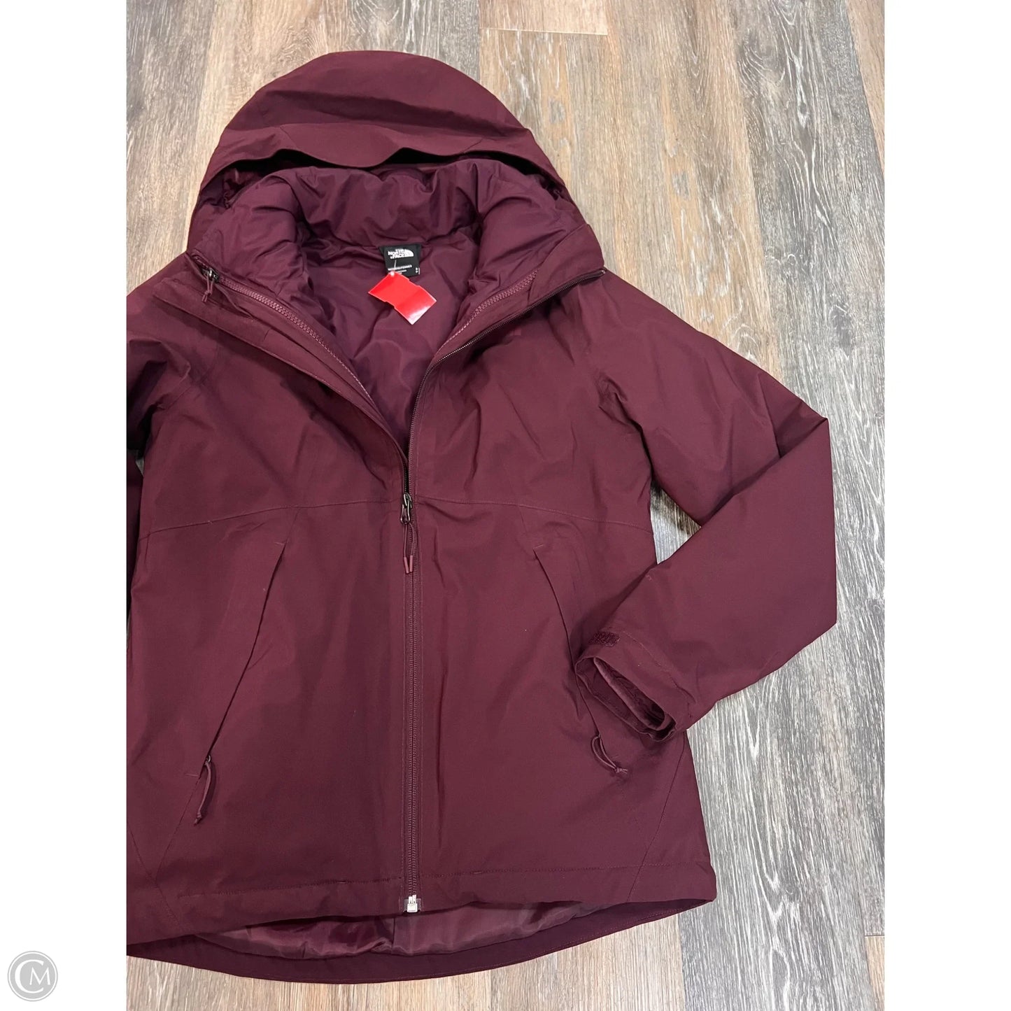 Coat Parka By The North Face In Maroon, Size: S