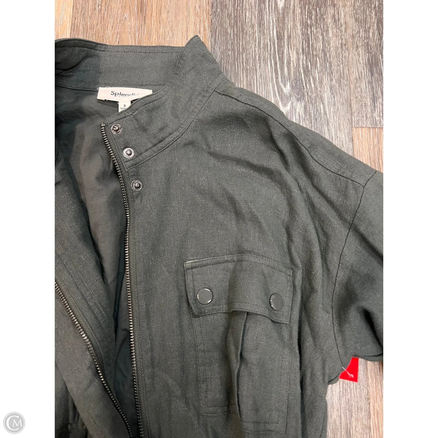 Jacket Utility By Splendid In Green, Size: S