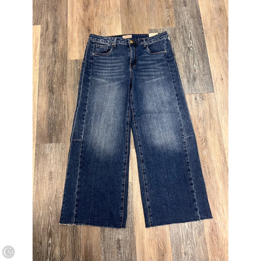 Jeans Wide Leg By Kut In Blue Denim, Size: 8