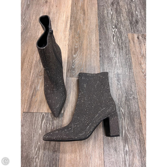 -Boots Ankle Heels By A New Day In Silver, Size: 8.5