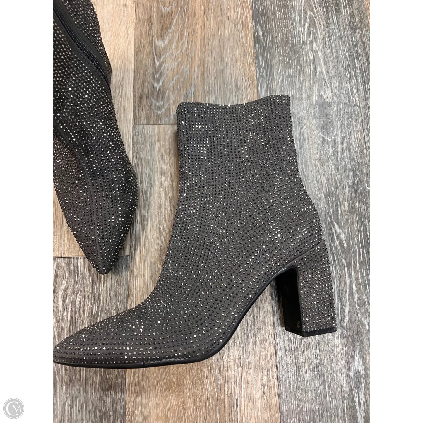 -Boots Ankle Heels By A New Day In Silver, Size: 8.5