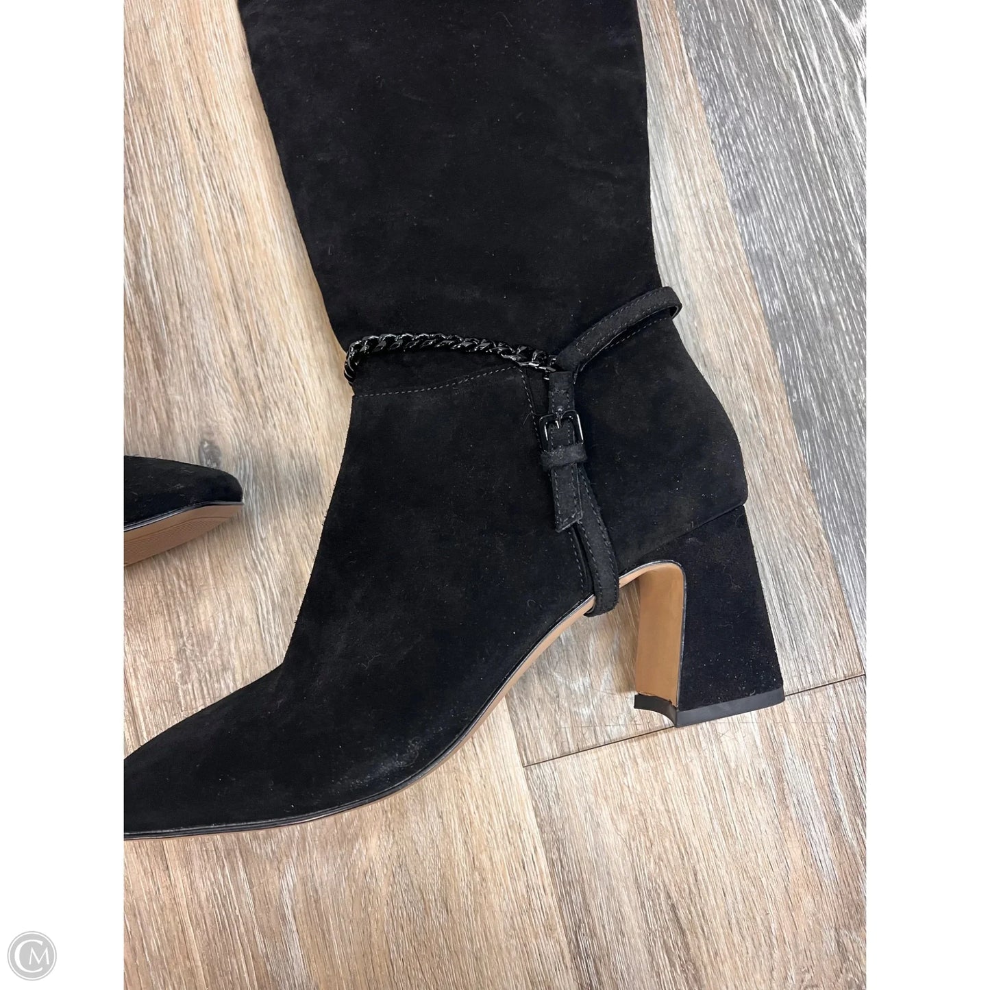 Boots Knee Heels By Sanctuary In Black, Size: 9