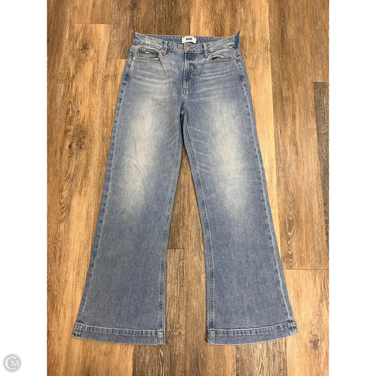 Jeans Wide Leg By Paige In Blue Denim, Size: 6/28