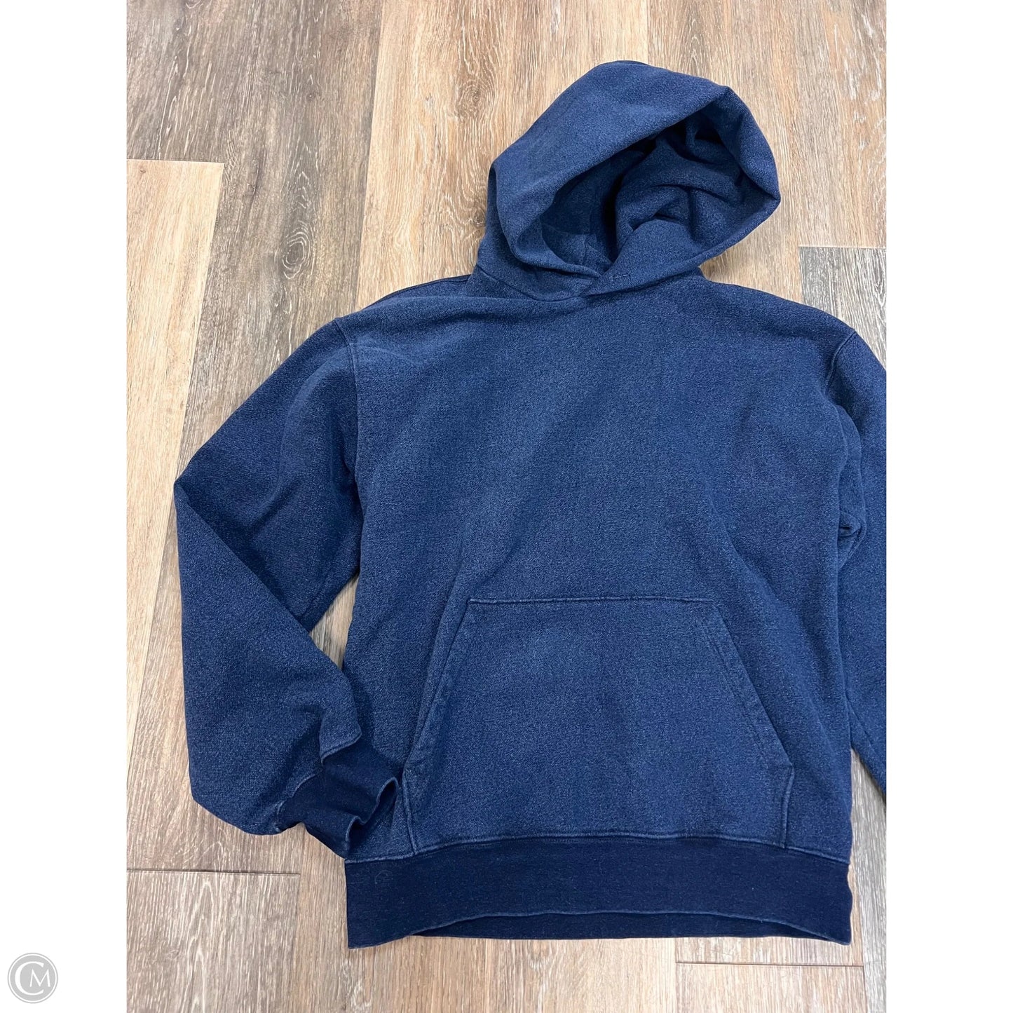 Sweatshirt Hoodie By Madewell In Blue, Size: Xs