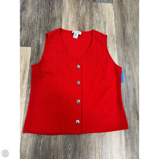 -Vest Other By Rachel Zoe In Red, Size: M