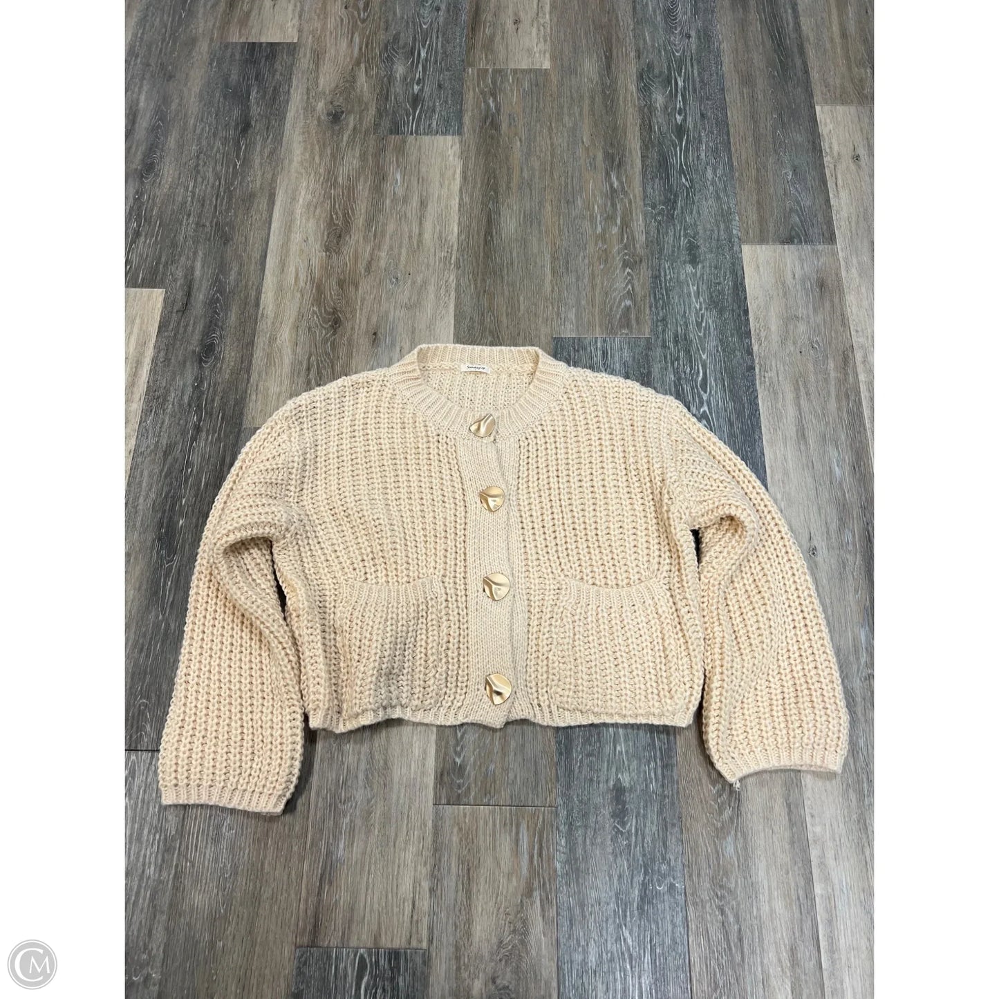 Sweater Cardigan By Sunday Up In Cream, Size: L