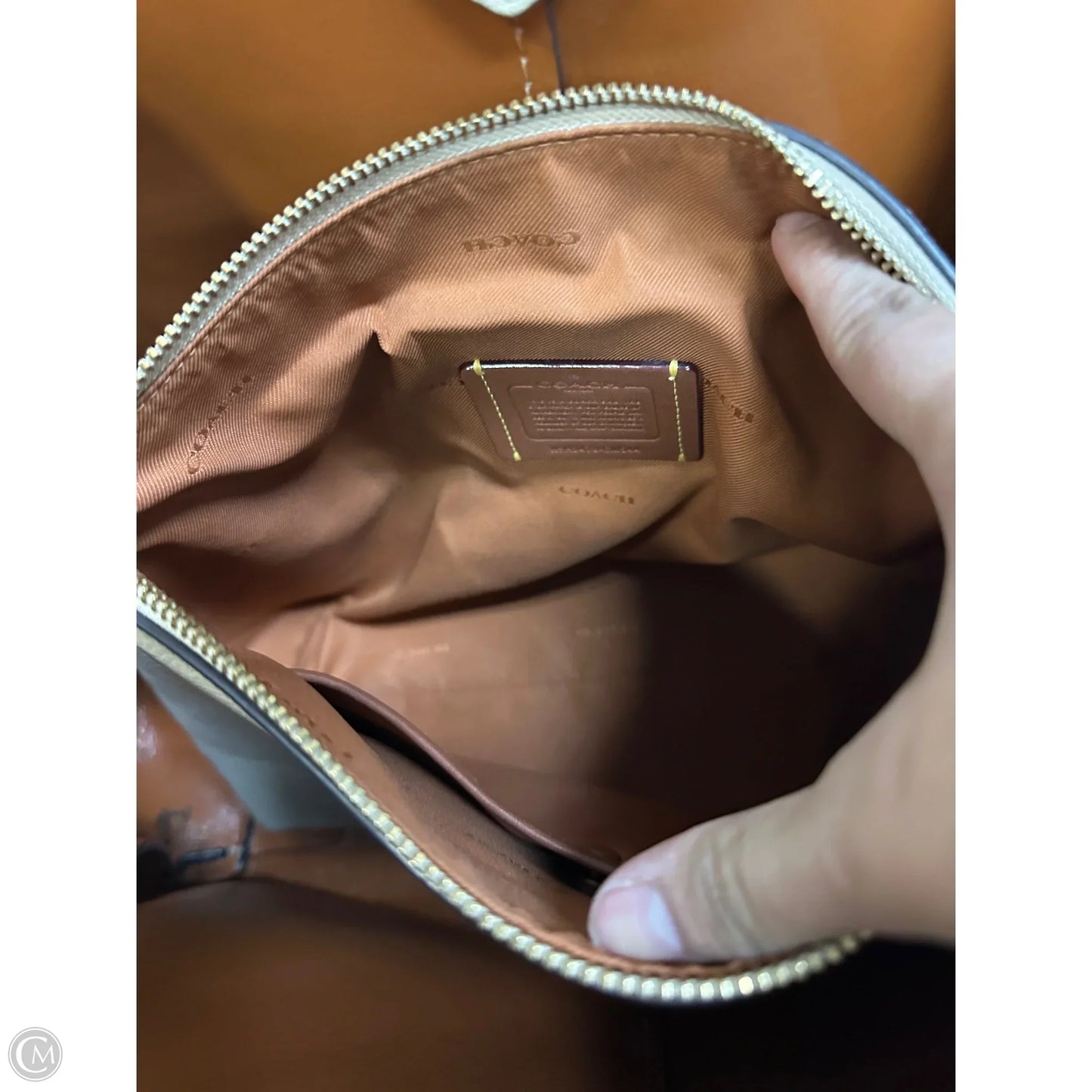 Handbag Designer By Coach, Size: Large