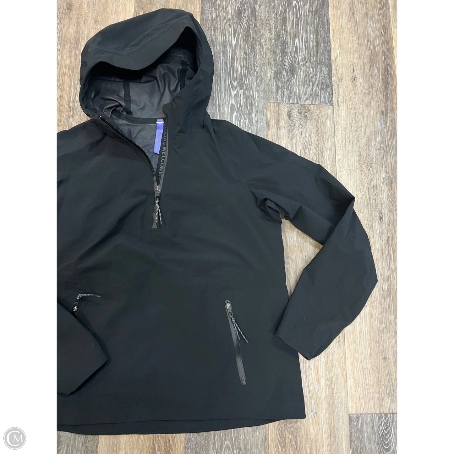 Athletic Jacket By Lululemon In Black, Size: 2