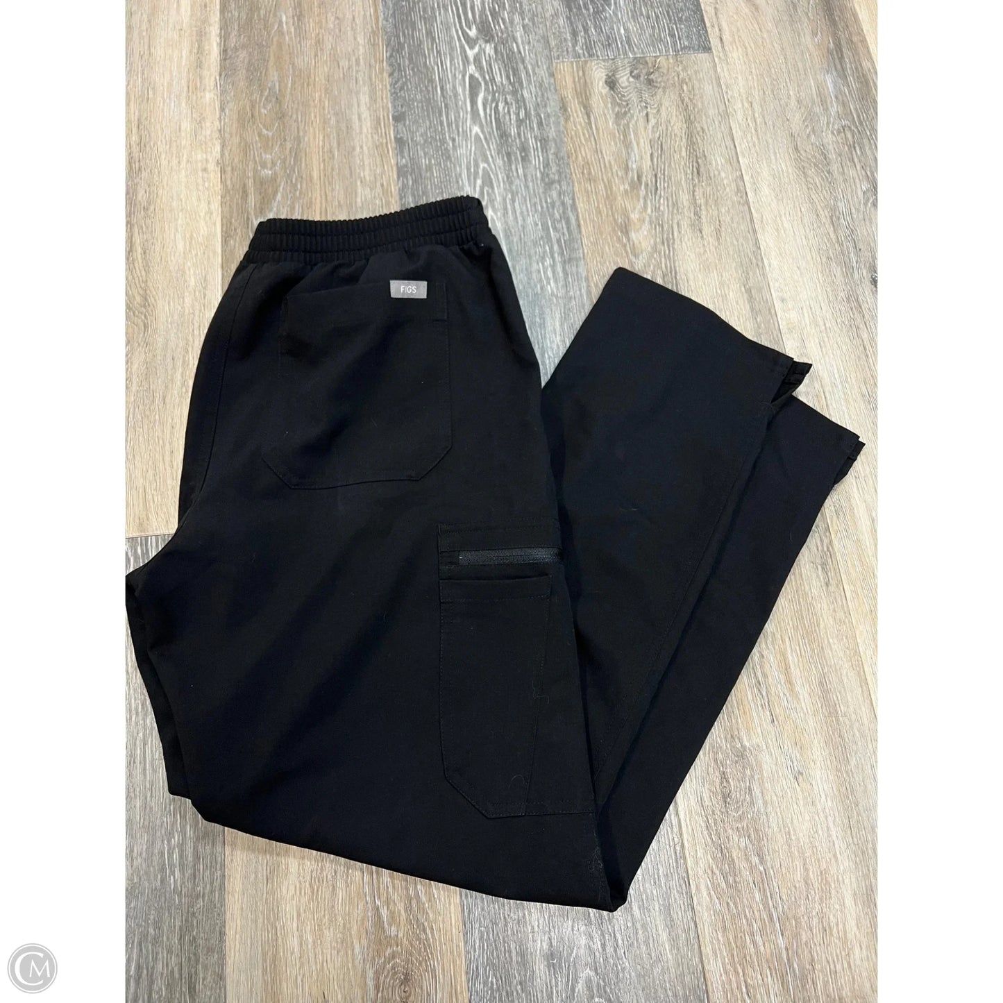 Scrub Pants By Figs In Black, Size: Mp