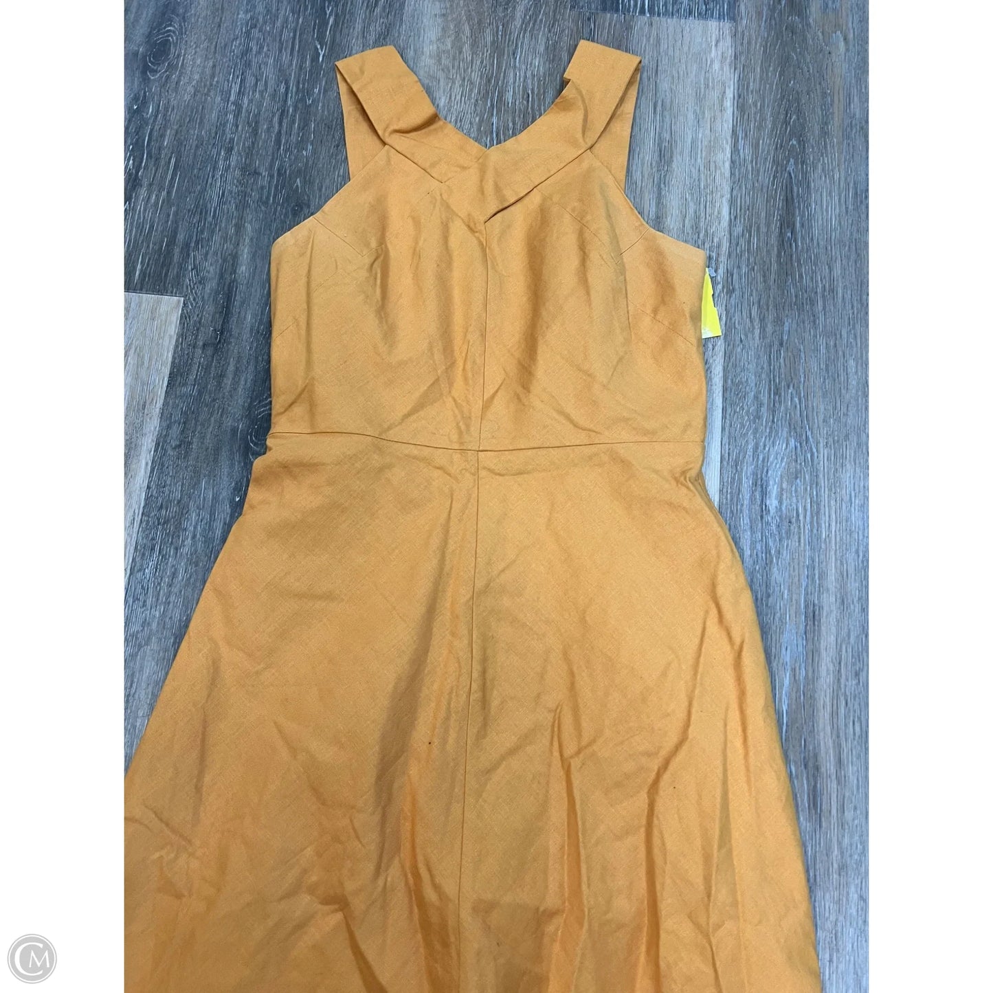 Dress Casual Maxi By Banana Republic In Gold, Size: 2