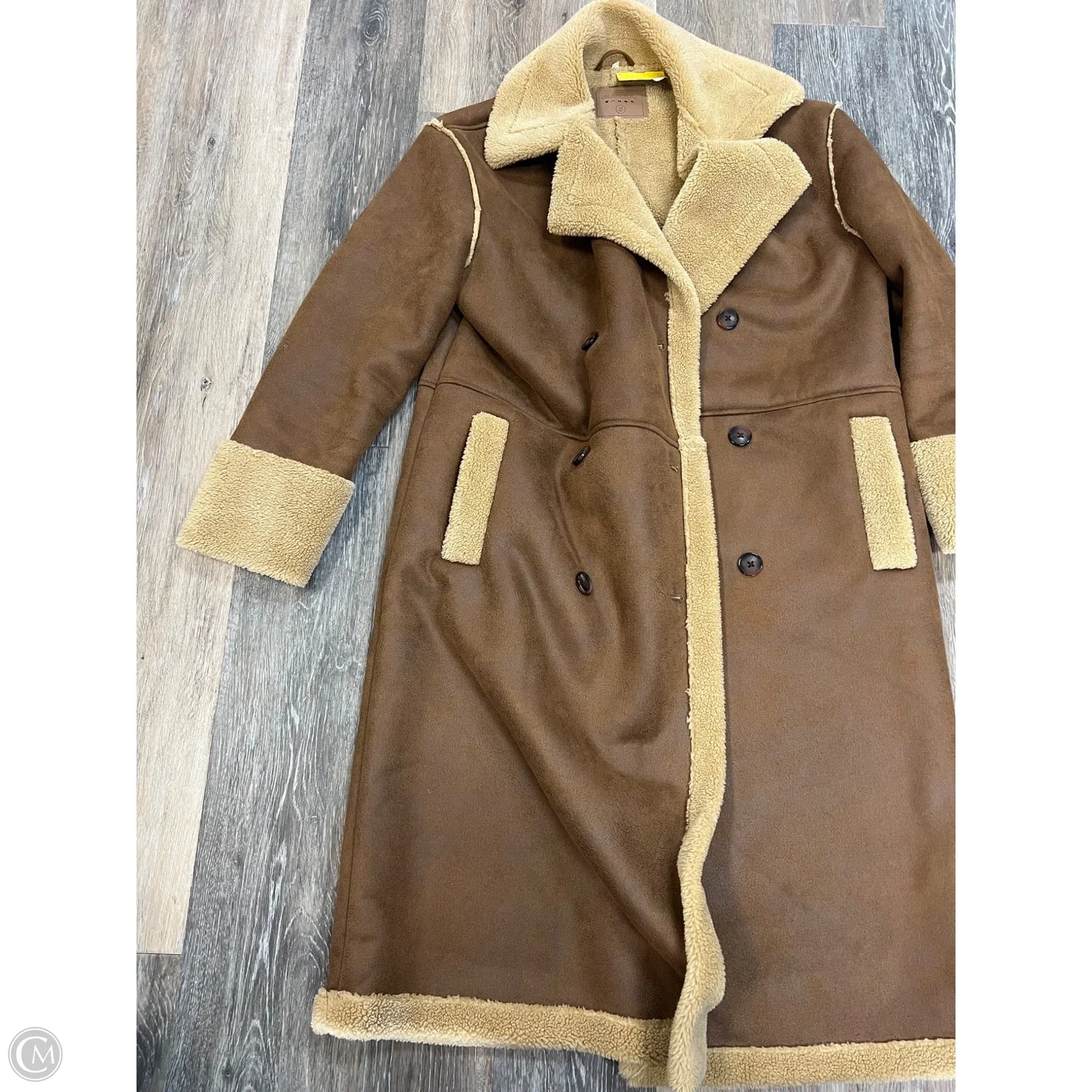 Jacket Faux Fur & Sherpa By Blanknyc In Brown, Size: S